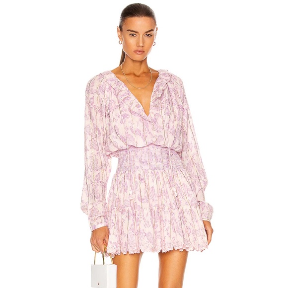 LoveShackFancy Dresses & Skirts - Worn once Hemant and Nandita Sahar paisley print mini dress